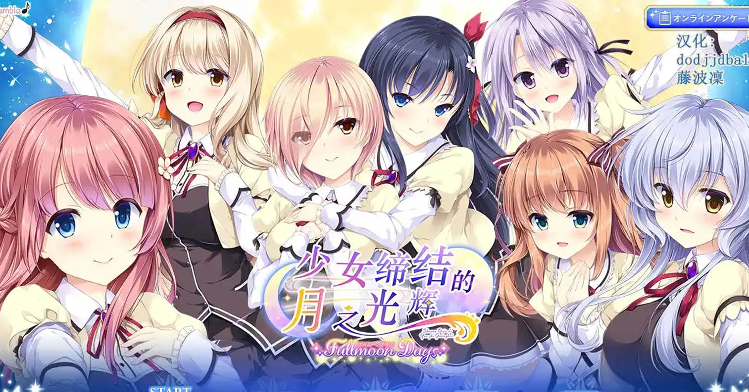 【PC硬盘】少女缔结月之光辉FD／少女缔结月之光辉 Fullmoon Days／乙女が結ぶ月夜の煌めき Fullmoon Days-后宫